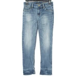 NWT White House Black Market Jeans Slim Crop Casual Minimalist Everyday Blue 00